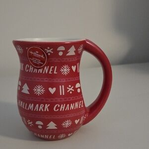 "Hallmark Channel" Red and White Holiday Mug - NWT